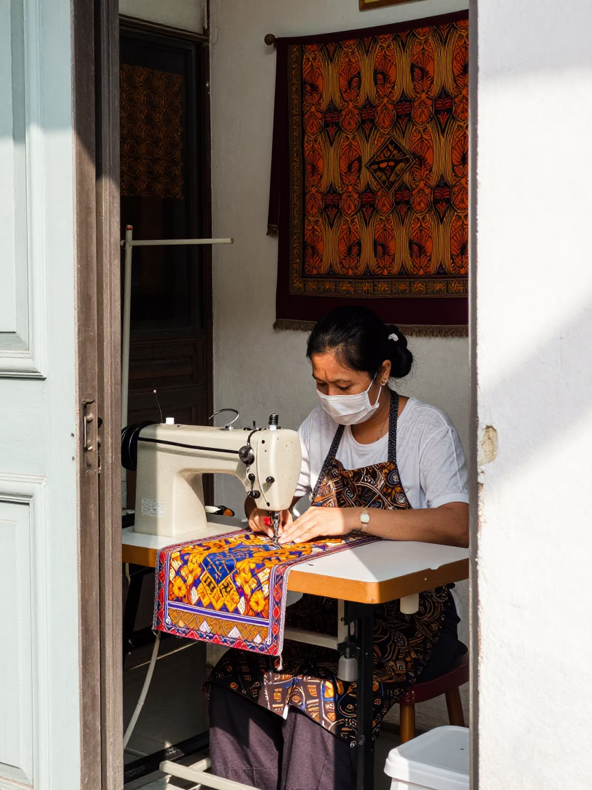 Batik Fabric in Kuala Lumpur in in Kuala Lumpur, Malaysia
