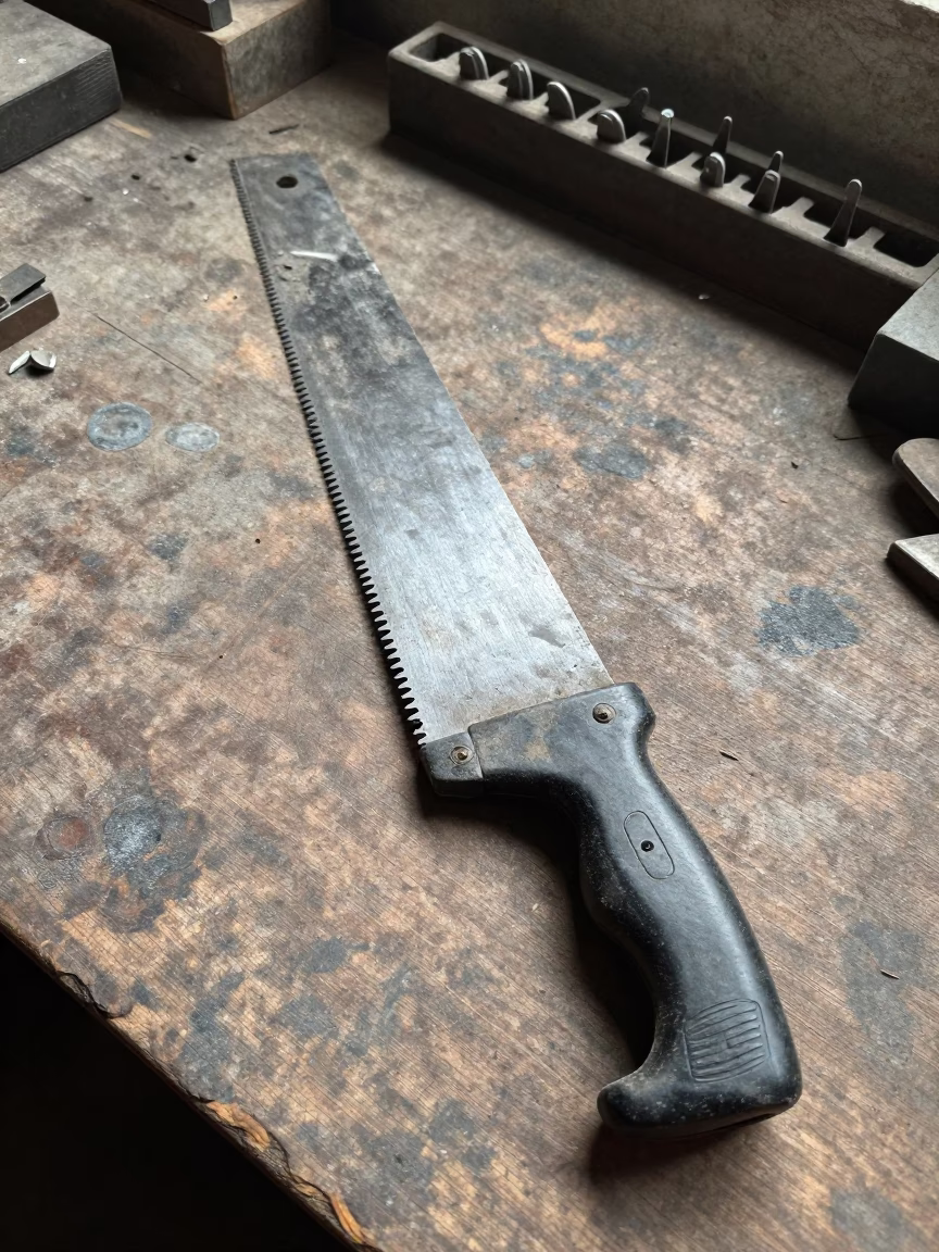 Battered Hacksaw in Delhi in in Delhi, India