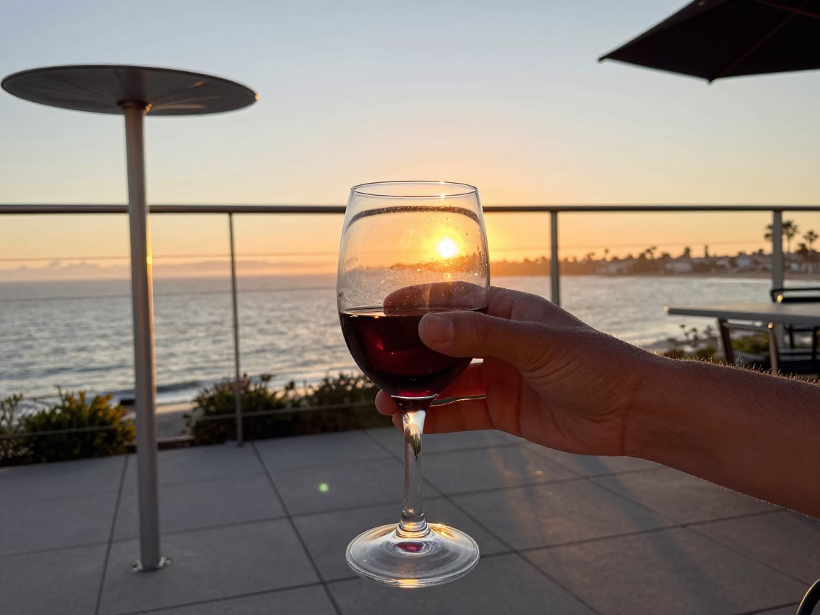 Bay From Terrace in San Diego in in San Diego, California, United States