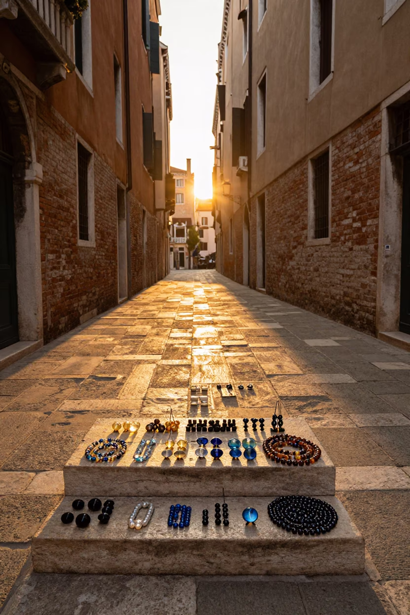 Bead Display in Venice in in Venice, Italy