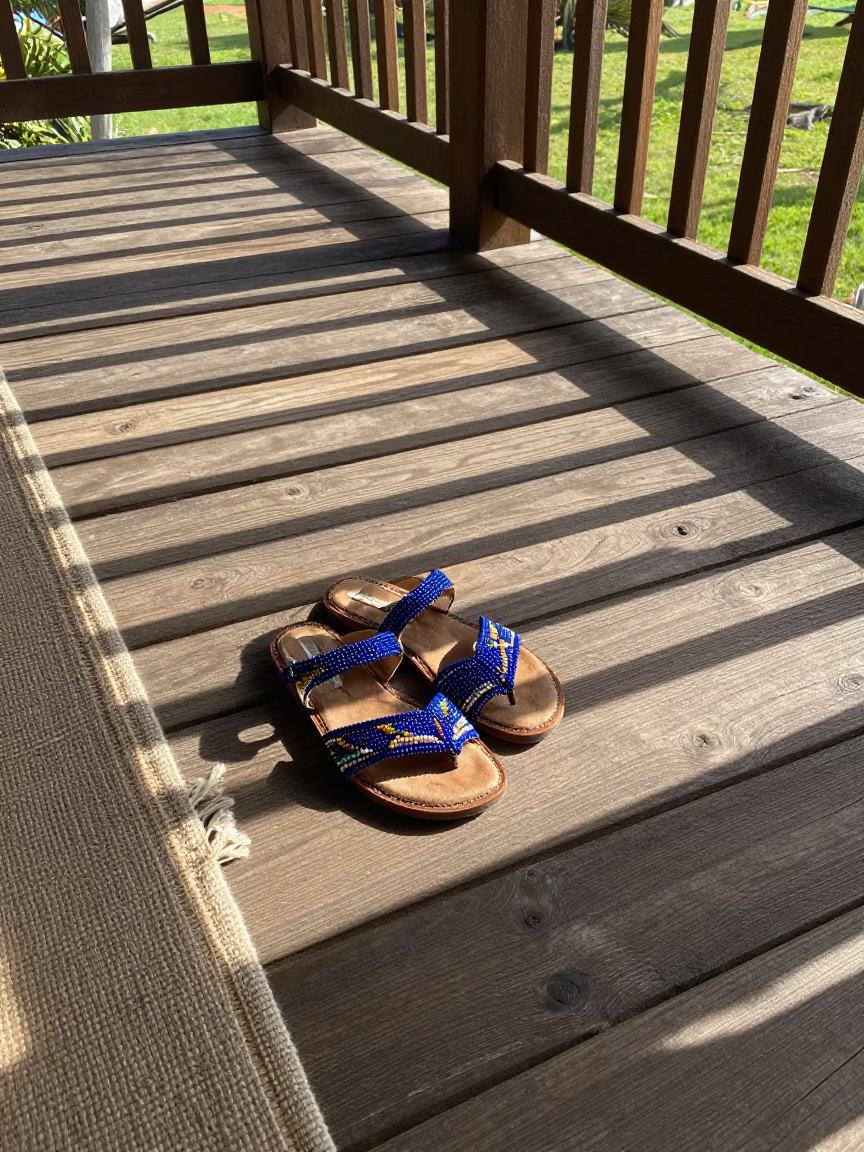 Beaded Sandals in Durban in in Durban, South Africa