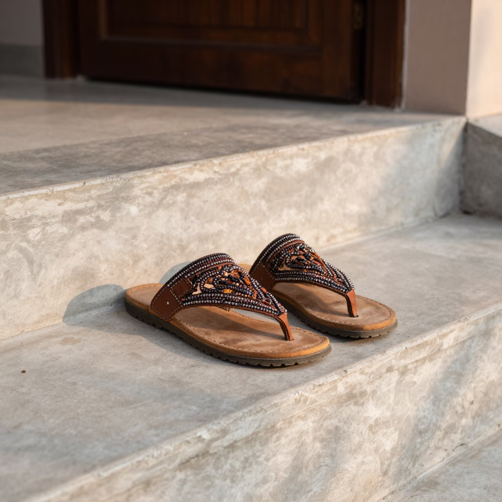 Beaded Sandals in Surabaya in in Surabaya, Indonesia