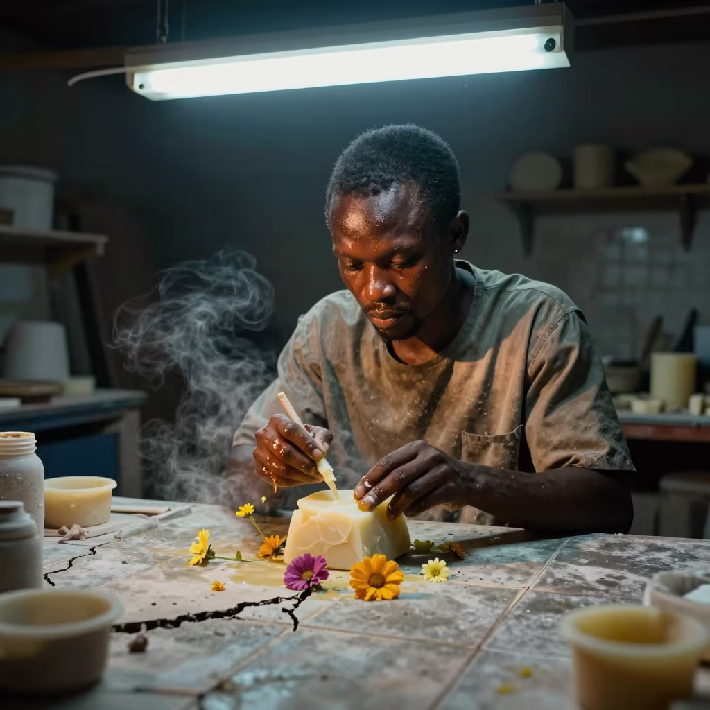 Beeswax Sculptor Midnight Fluorescent Ondo in in Ondo