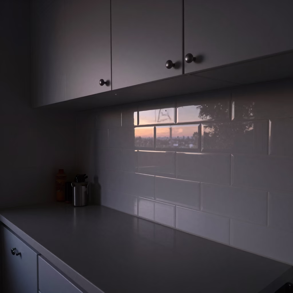 Before Dawn in Los Angeles at The Still Hours Before Dawn Light in in Los Angeles, California, United States