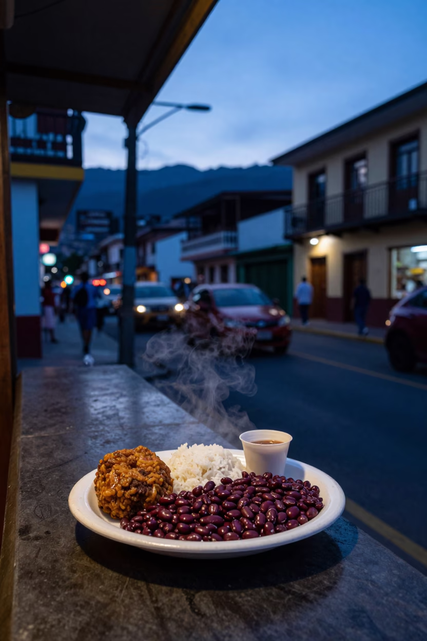 Before Dawn in Medellin at The Still Hours Before Dawn Light in in Medellin, Colombia
