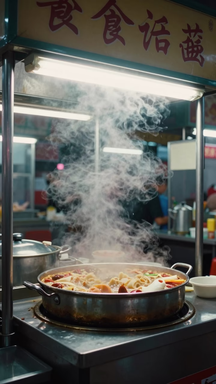 Before Dawn in Singapore at The Still Hours Before Dawn Light in in Singapore, Singapore