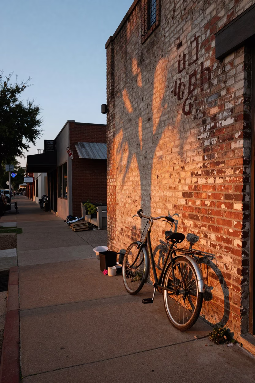 Before Dusk at Copper-toned Light Before Dusk in Austin in in Austin, Texas, United States