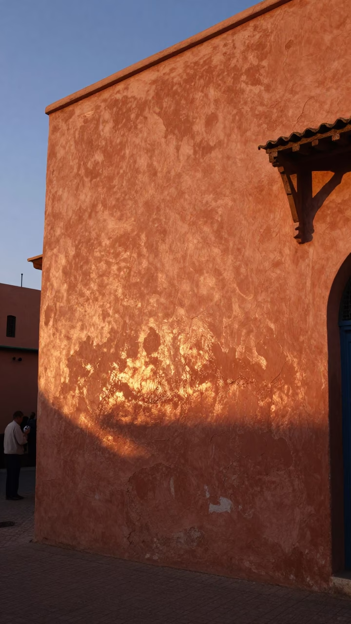 Before Dusk in Marrakech at Copper-toned Light Before Dusk in in Marrakech, Morocco