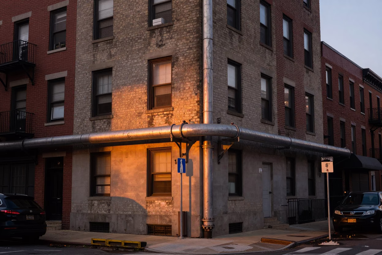 Before Dusk in Philadelphia at Copper-toned Light Before Dusk in in Philadelphia, Pennsylvania, United States