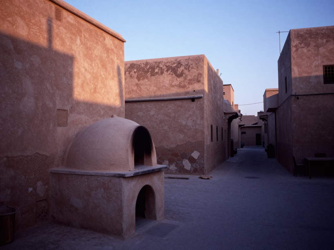 Before Sunrise at Sunrise Light in Fez in in Fez, Morocco
