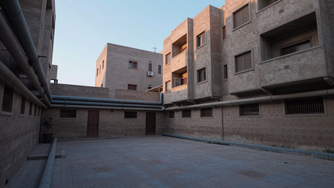 Before Sunrise in Cairo at Sunrise Light in in Cairo, Egypt