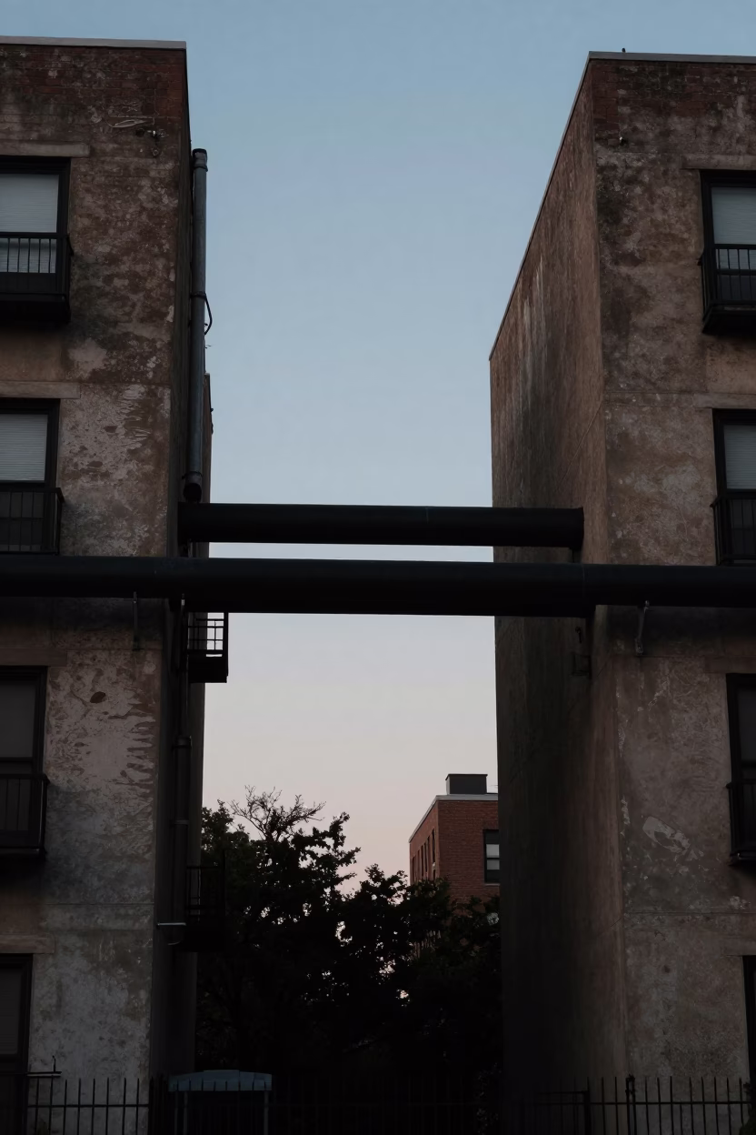 Before Sunrise in New York at Sunrise Light in in New York, New York, United States