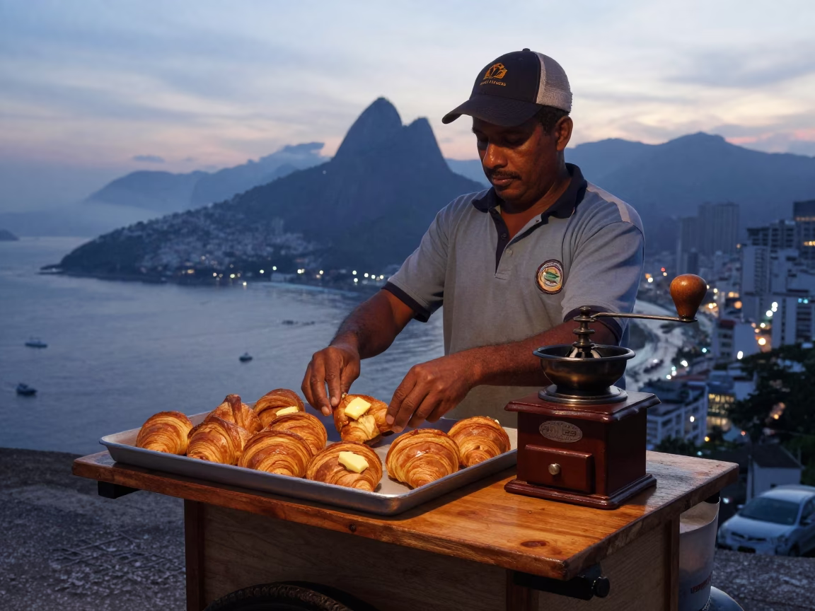 Before Sunrise in Rio De Janeiro in in Rio de Janeiro, Brazil