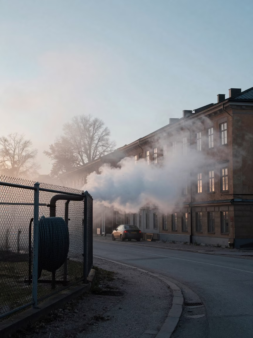 Before Sunrise in Stockholm at Sunrise Light in in Stockholm, Sweden