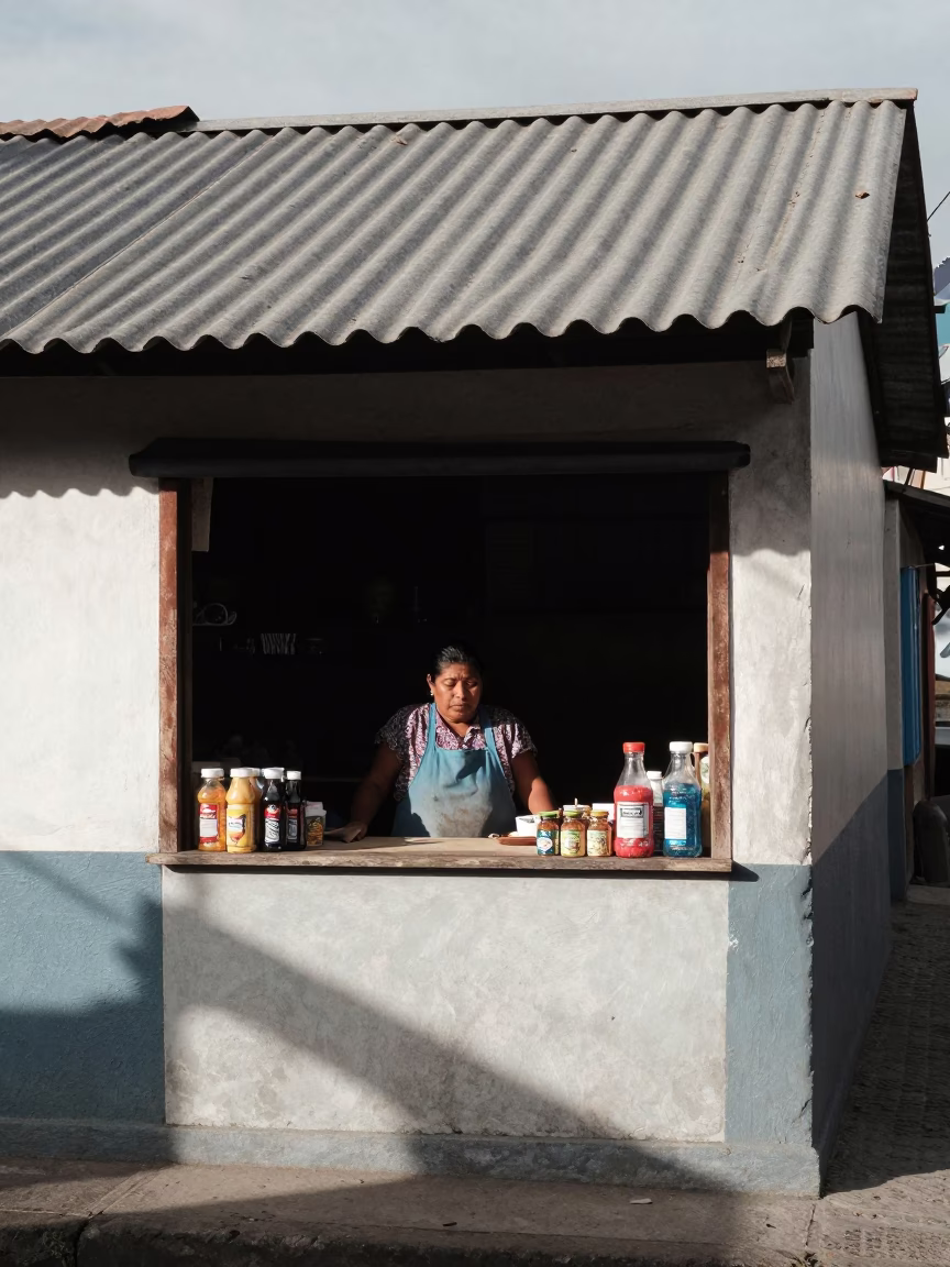 Behind Counter in Medellin in in Medellin, Colombia