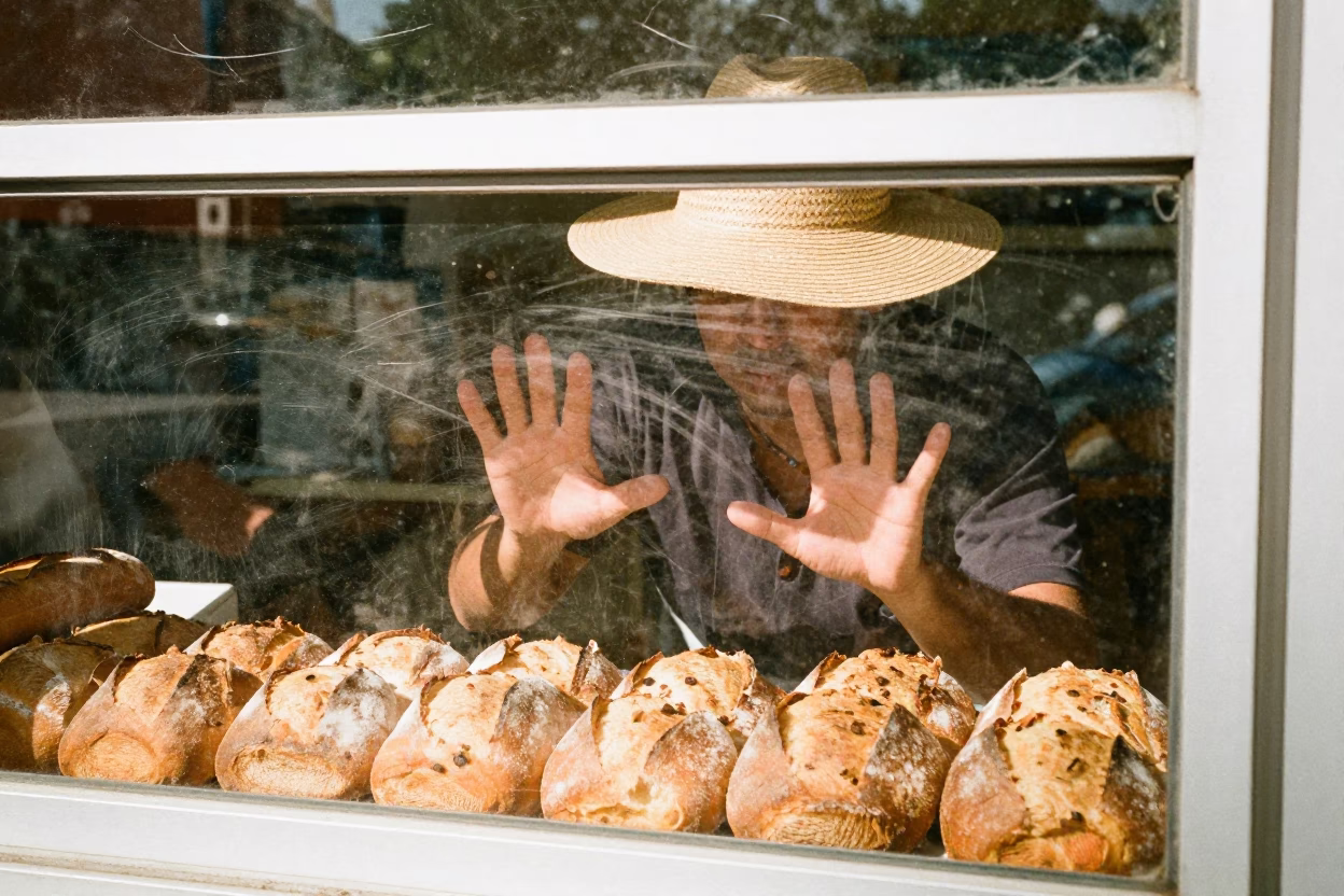 Behind Glass in Miami in in Miami, Florida, United States