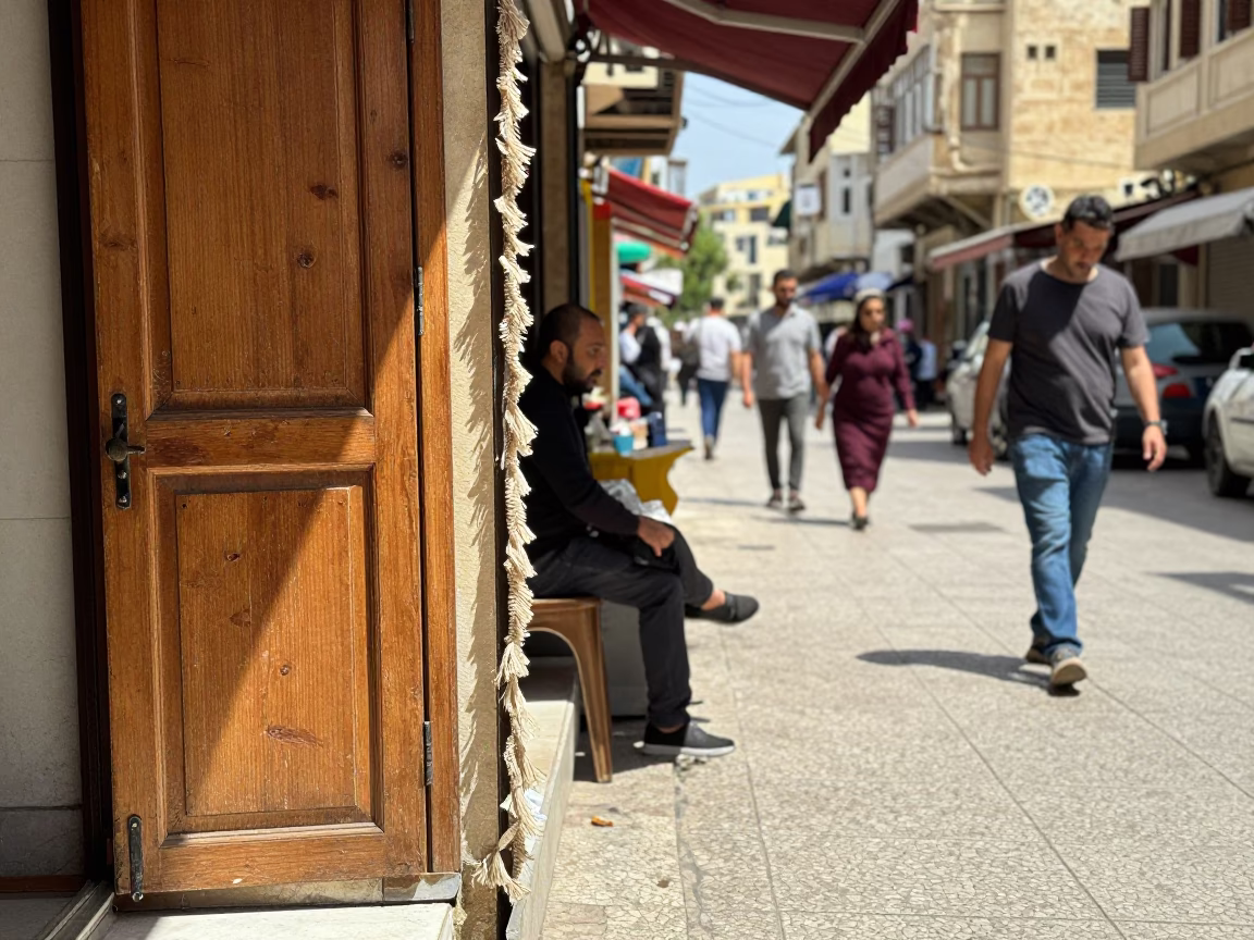 Beirut Scene Midday at Midday Light in in Beirut, Lebanon