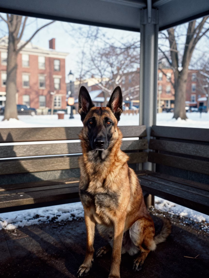 Belgian Malinois in Boston in in Boston, Massachusetts, United States