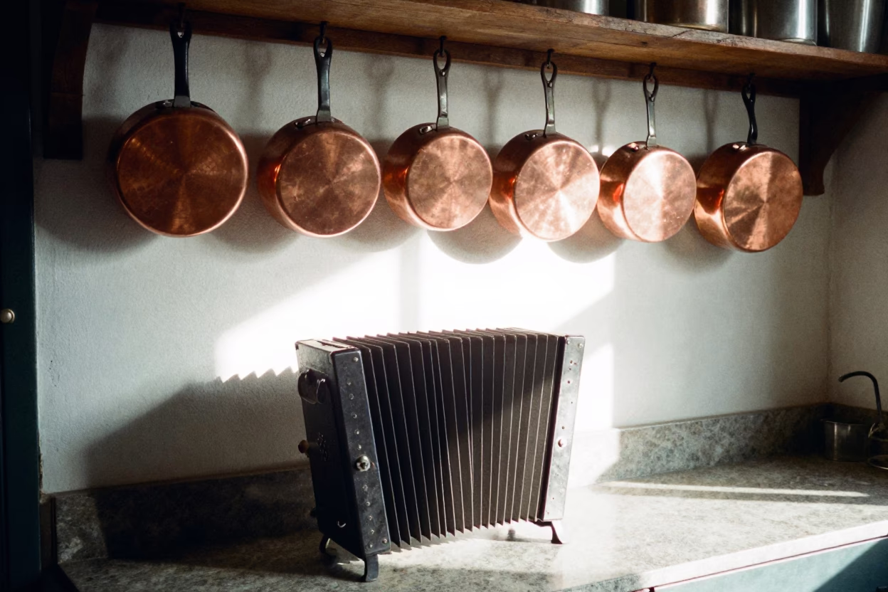 Bellows at The Flat Glare Of Noon Light in Porto in in Porto, Portugal