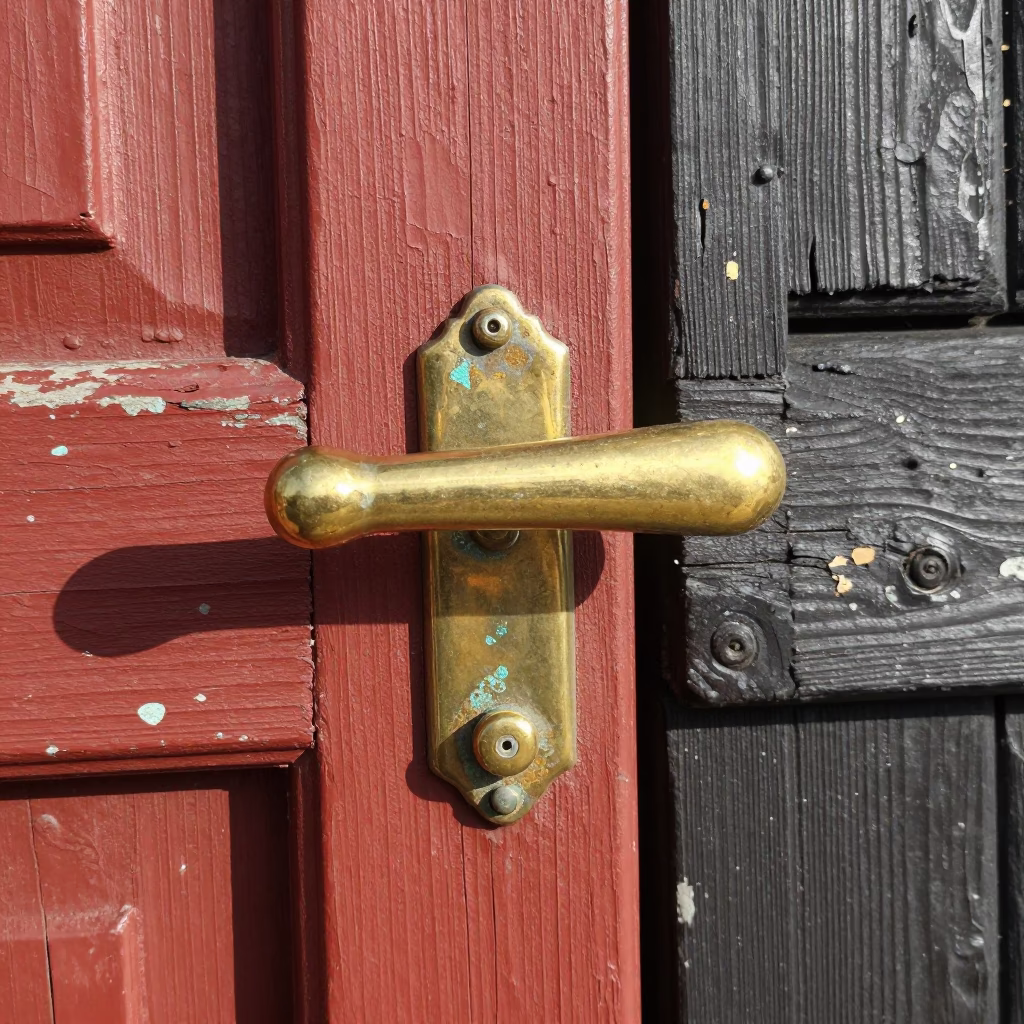 Bergen Brass Door Handle in in Bergen, Norway
