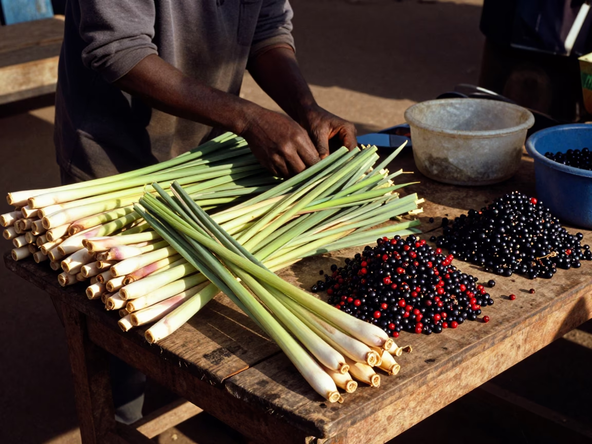 Berries in Nairobi at The Late Morning Light in in Nairobi, Kenya