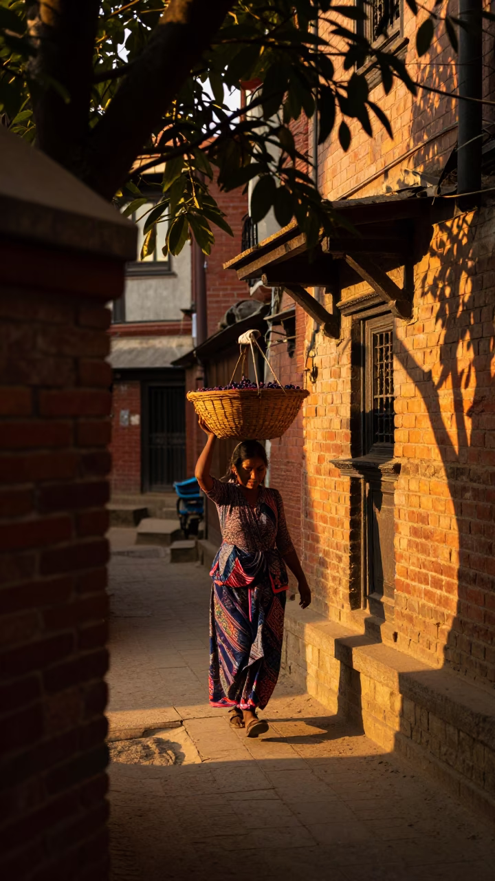 Berry Basket in Kathmandu in in Kathmandu, Nepal