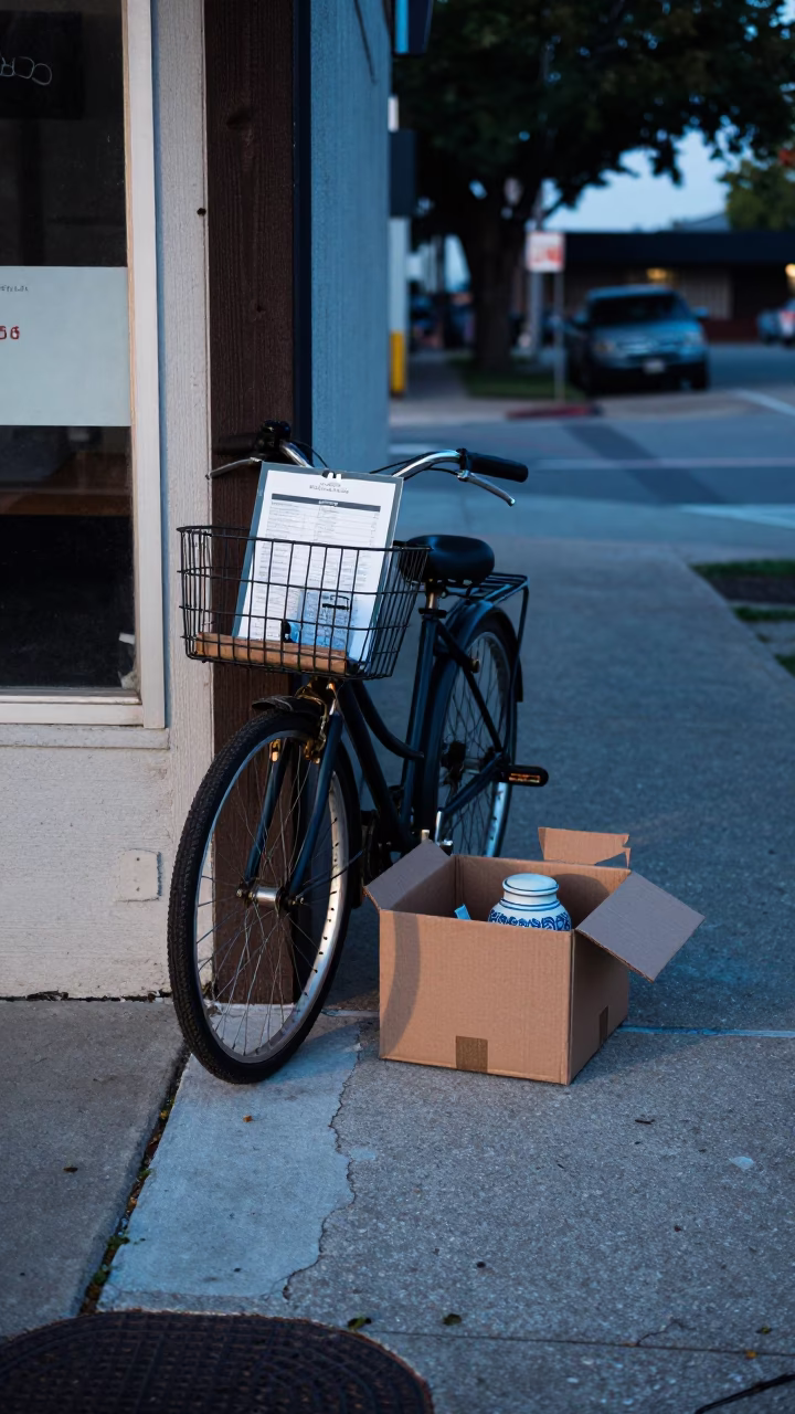 Bicycle Basket in Austin in in Austin, Texas, United States