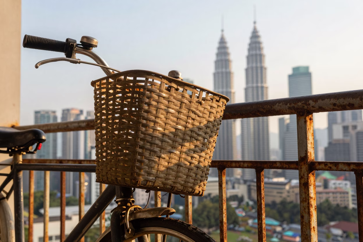 Bicycle Basket in Kuala Lumpur in in Kuala Lumpur, Malaysia