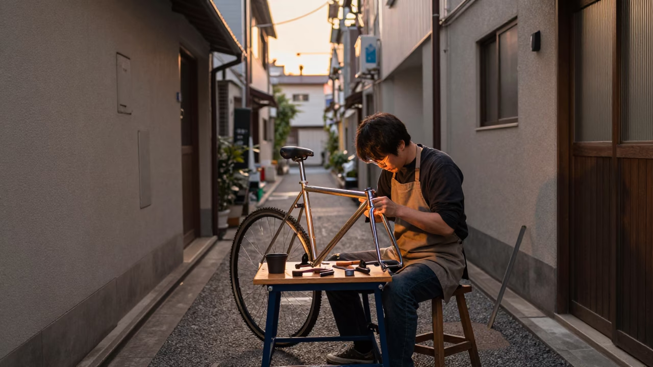 Bicycle Frames in Tokyo in in Tokyo, Japan