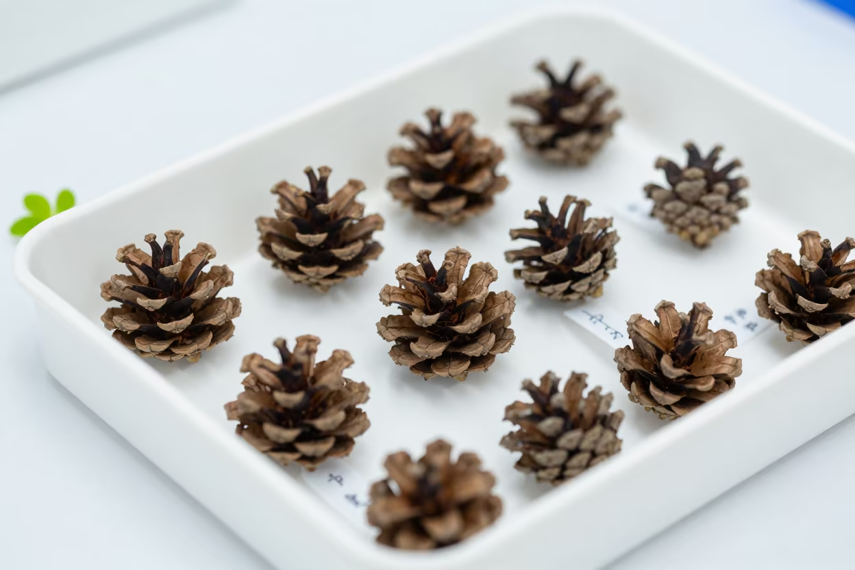 Biologist Specimen Tray Pine Cones Beetle Frass in in Anyang
