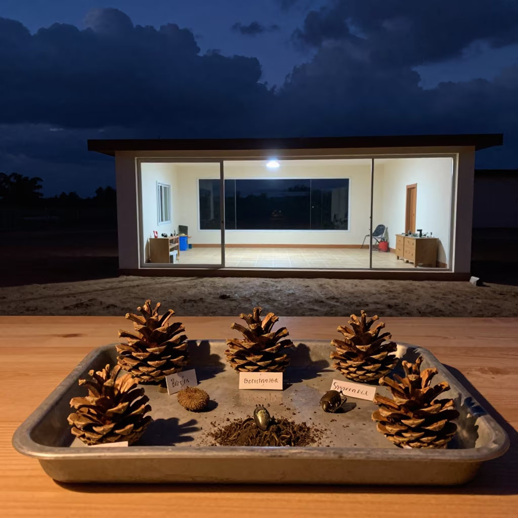 Biologist Tray Night Sky Window Ndjamena in near Ndjamena