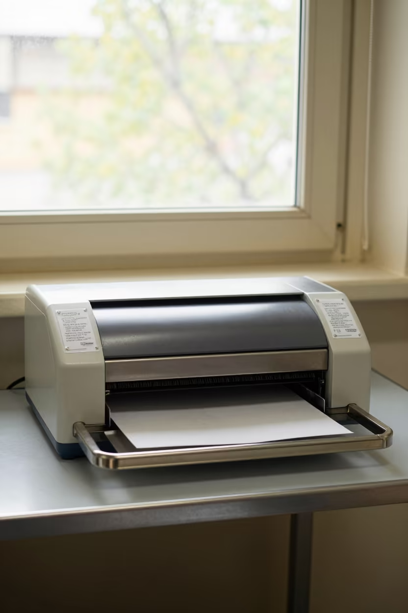 Biopsy Printer Shelf Mirpur Hospital Suite in inside an imaging suite in Mirpur