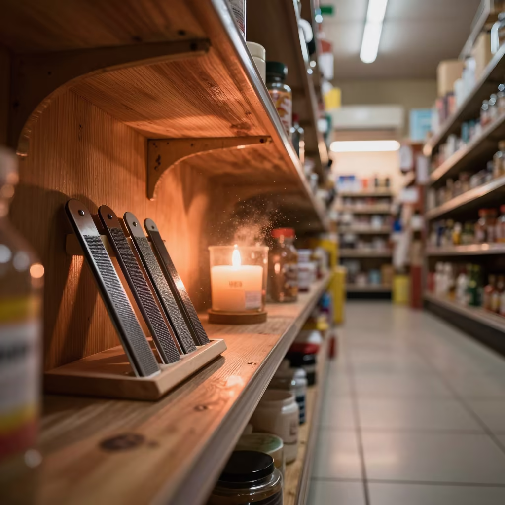 Bird Nail File Perch Kit in Mandalay Store in inside a pet store aisle in Mandalay