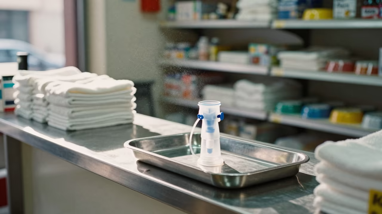 Bird Nebulizer Mask Tray in Addis Pet Store in inside a pet store aisle in Bole, Addis Ababa