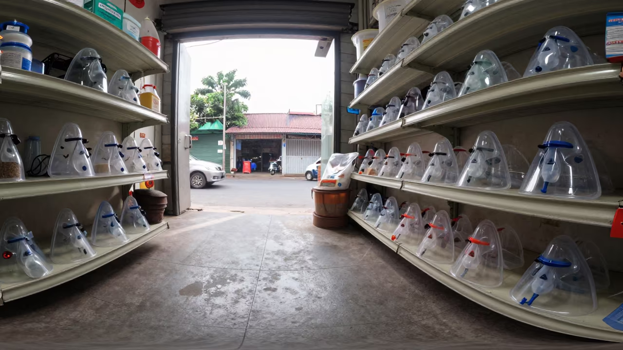 Bird Nebulizer Tray in Pet Store Aisle in inside a pet store aisle in Visakhapatnam