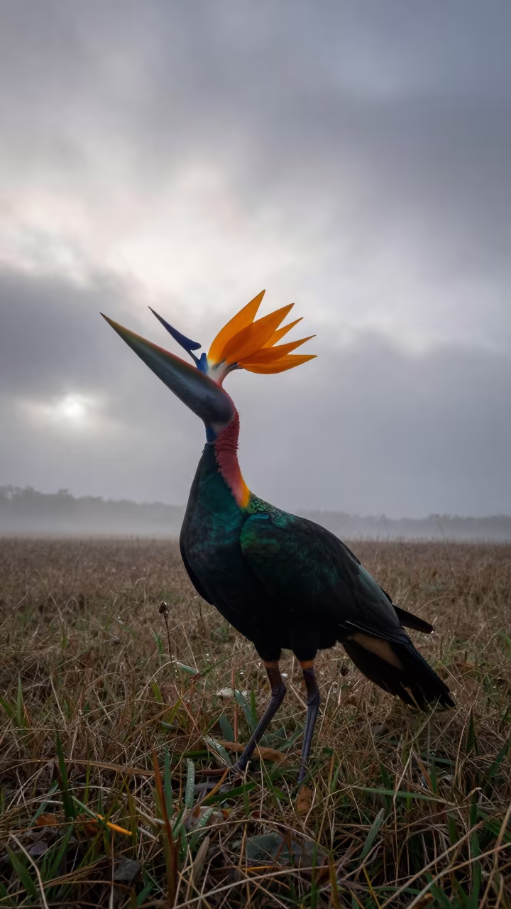 Bird of Paradise Early Morning Dance in in Maryland
