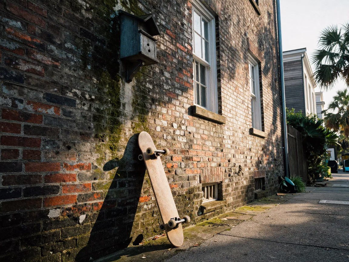 Birdhouse just after sunrise in Charleston in in Charleston, South Carolina, United States