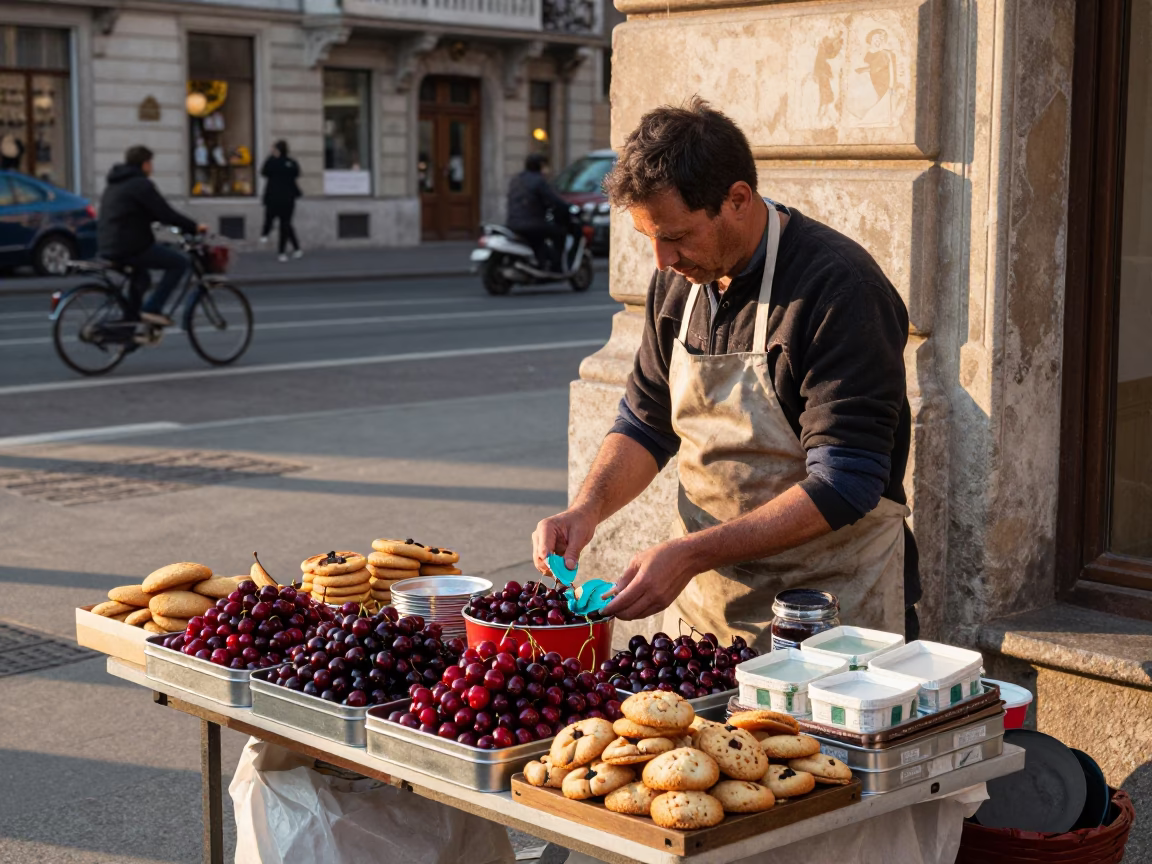 Biscuit Tins in Budapest in in Budapest, Hungary