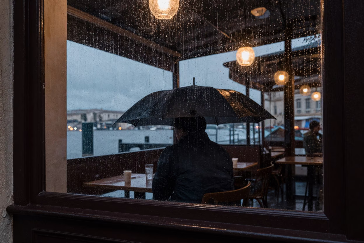 Bistro Interior in Marseille in in Marseille, France