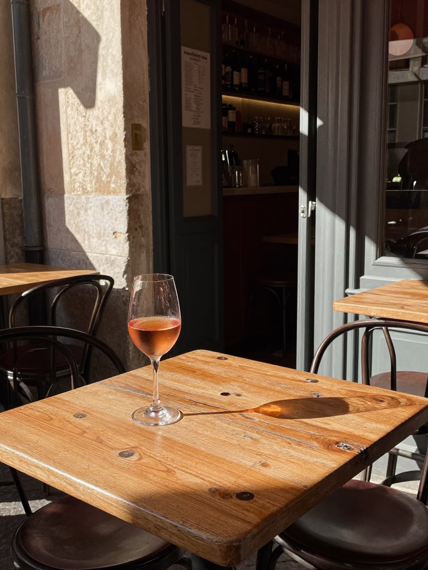 Bistro Table in Marseille in in Marseille, France