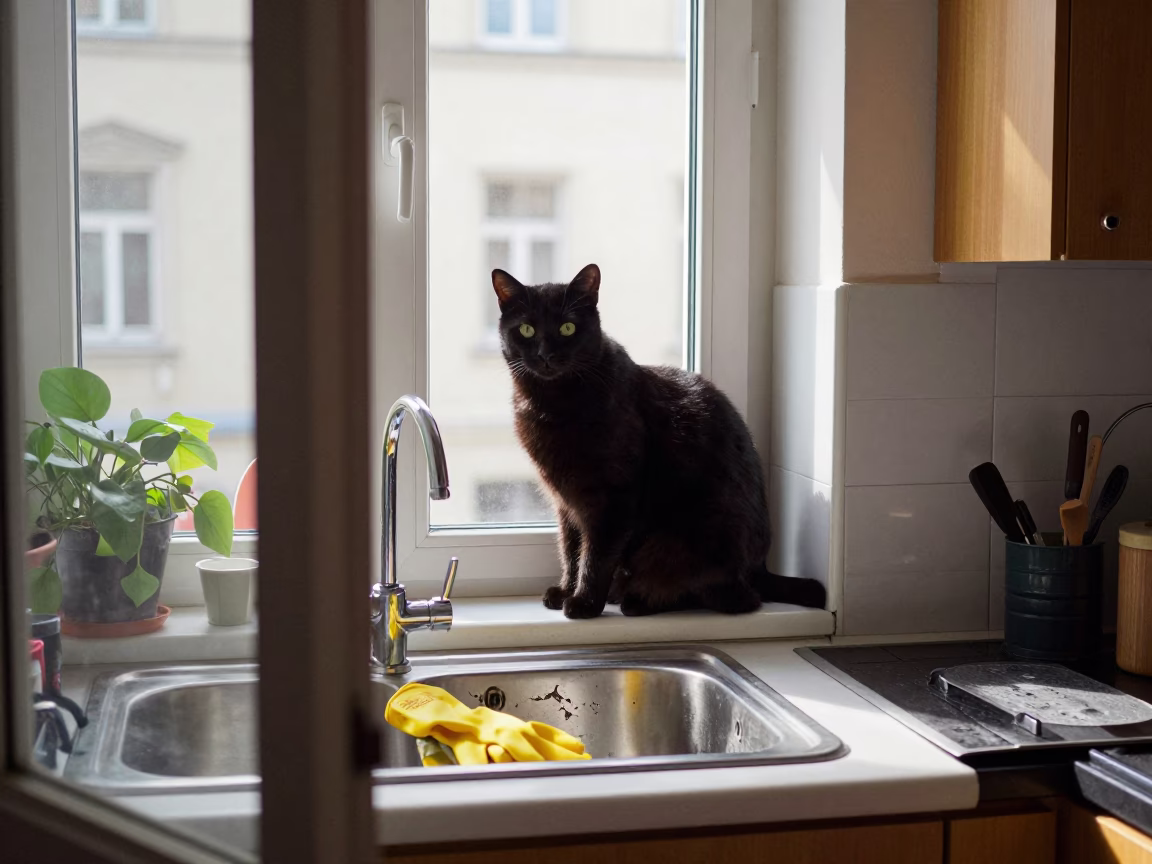 Black Cat in Berlin in in Berlin, Germany