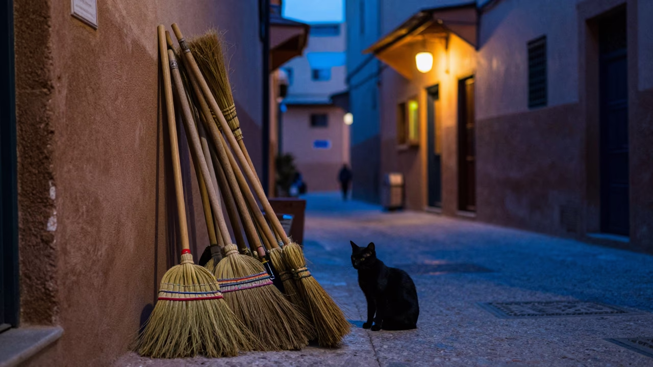 Black Cat in Casablanca in in Casablanca, Morocco