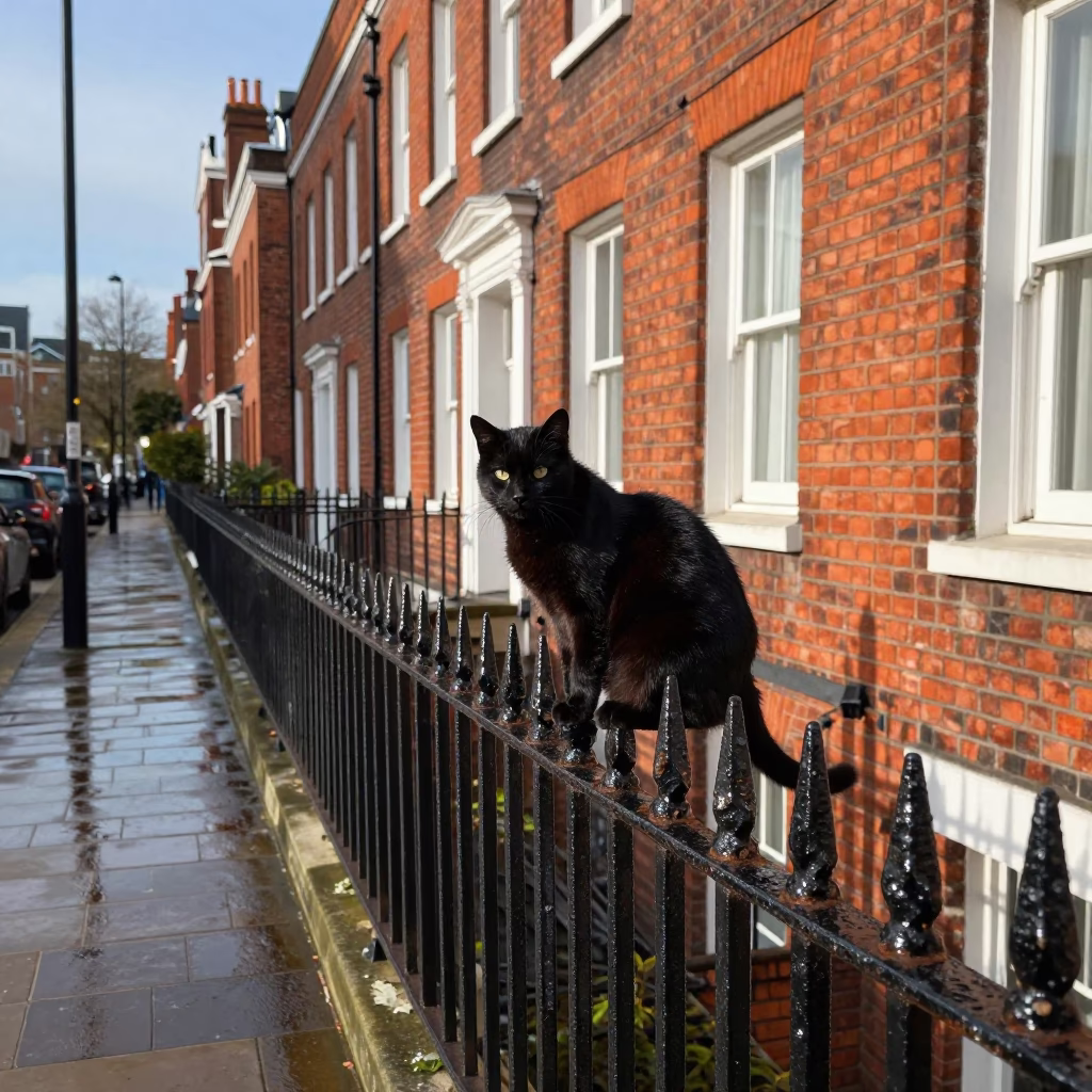 Black Cat in Liverpool in in Liverpool, United Kingdom