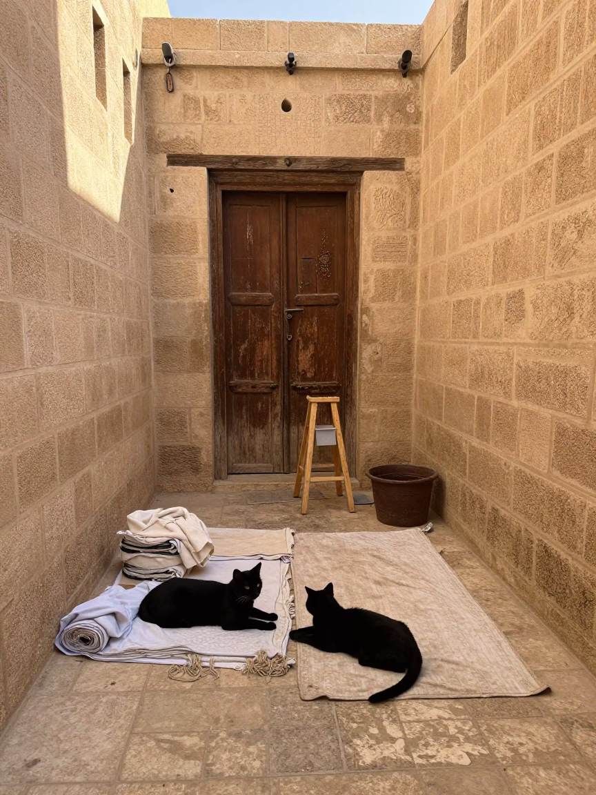 Black Cat in Muscat in in Muscat, Oman