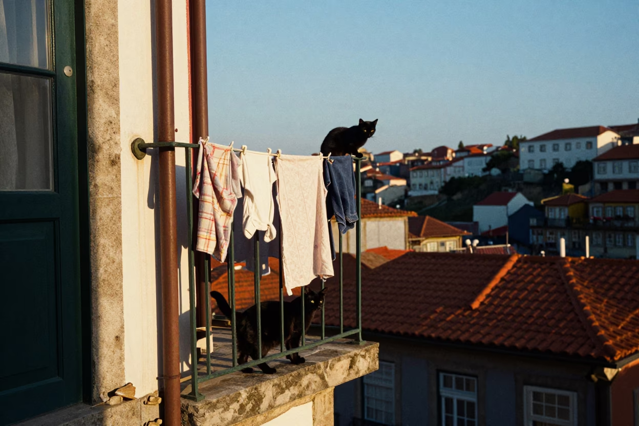Black Cat in Porto in in Porto, Portugal