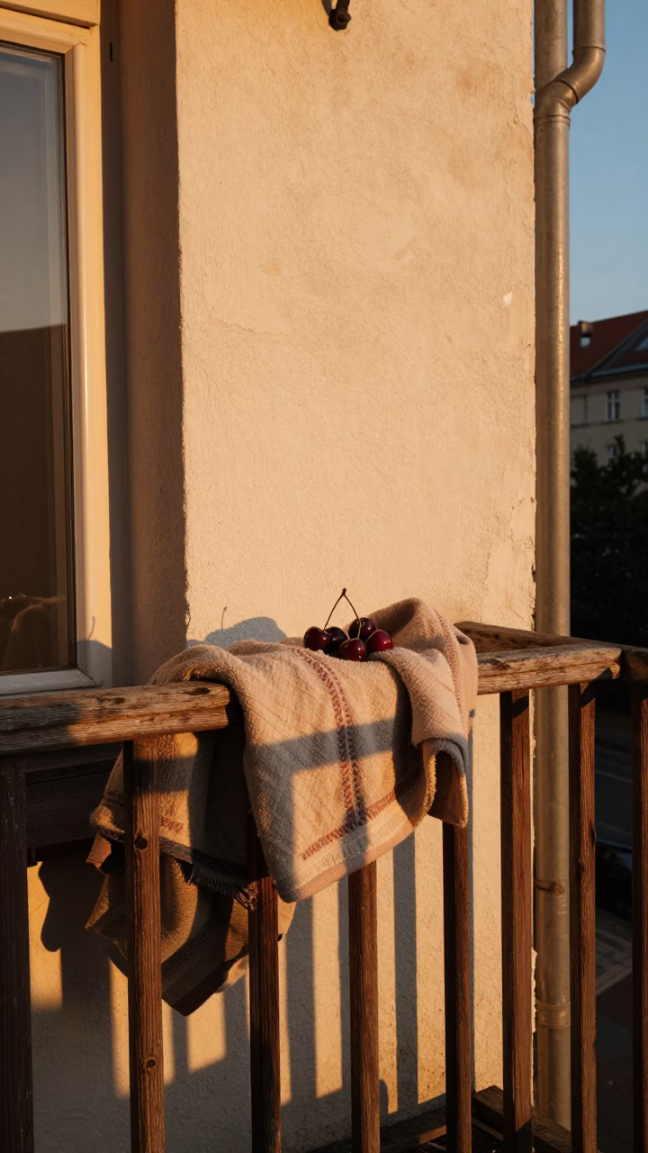 Blanket in Berlin at Golden Hour in in Berlin, Germany