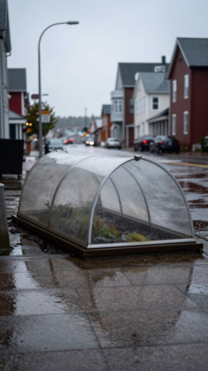 Blanket in Halifax at First Light in in Halifax, Nova Scotia, Canada
