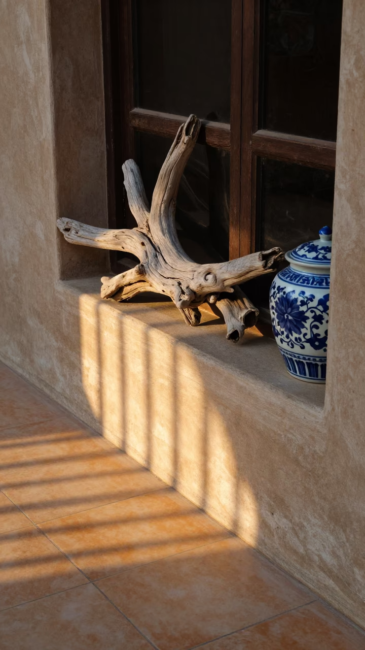 Bleached Driftwood in Muscat in in Muscat, Oman