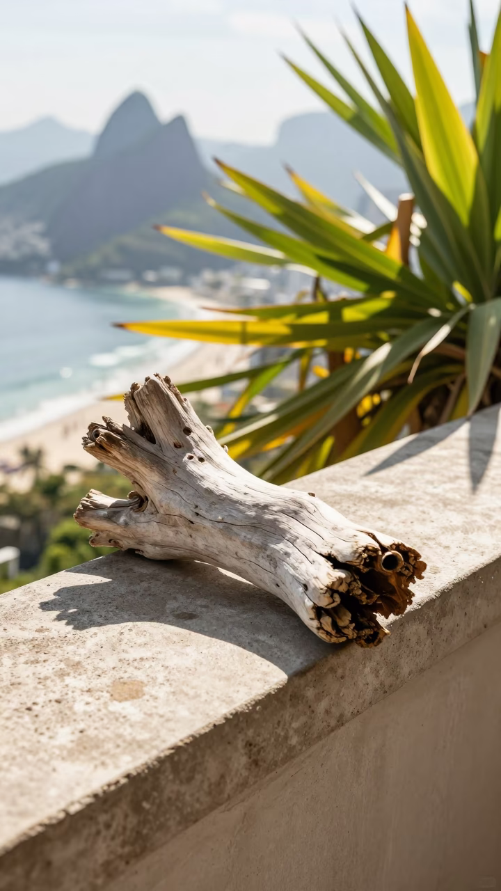Bleached Driftwood in Rio De Janeiro in in Rio de Janeiro, Brazil