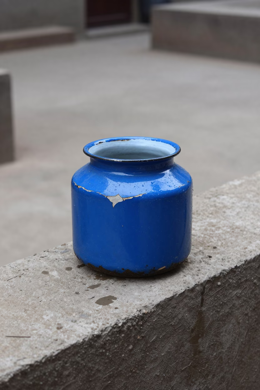 Blue Enamel Water Pot in Hyderabad in in Hyderabad, India